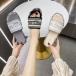 New letter flip flops ins platform sandal - Image 8