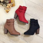 Short tube side zipper artificial short plush boot