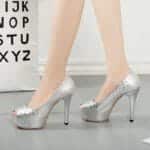 Internet celebrity stiletto pointed high heel - Image 4