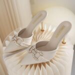 Small French rhinestone high heels - Image 7