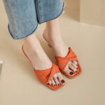 Korean style fashion knotted mid-heel - Image 5