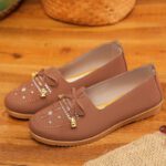 Cloth women's shoes flat embroidered - Image 4