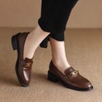 Thick-soled spring and autumn loafers for women - Image 4