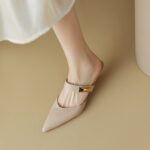 Women's baotou half slippers with stilettos - Image 4