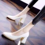 Square head high heels women's - Image 2