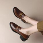 Thick-soled spring and autumn loafers for women - Image 2