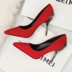 Korean version pointed toe shoes women's