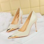 Retro European and American style banquet high heels - Image 2