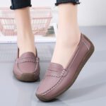 Comfortable women's loafer shoes new design