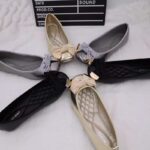 Spring and autumn new all-match shallow mouth flat bow scoop shoes