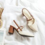 Summer new style pointed toe internet celebrity high heels